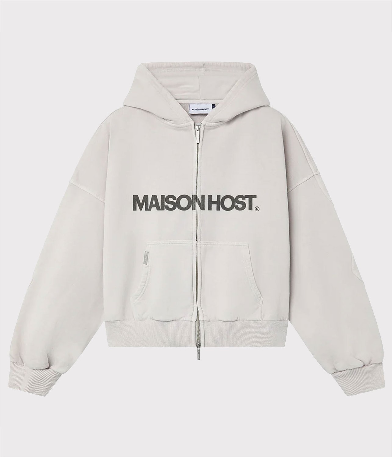 MAISON ERODE WAVE ZIPPED HOOD