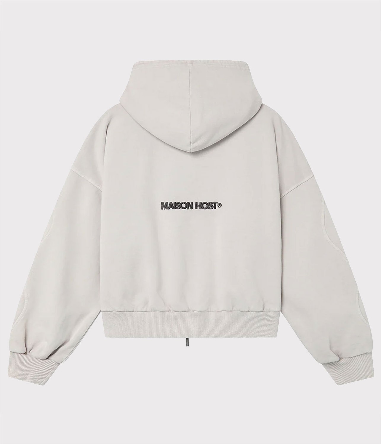 MAISON ERODE WAVE ZIPPED HOOD