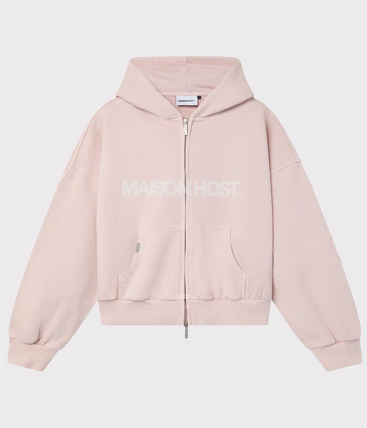 MAISON ERODE WAVE ZIPPED HOOD