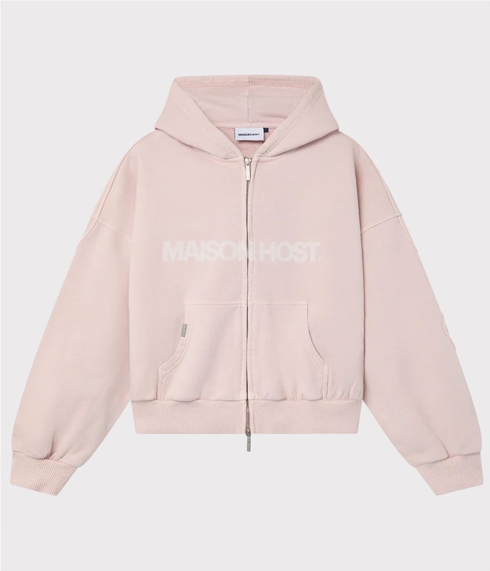 MAISON ERODE WAVE ZIPPED HOOD