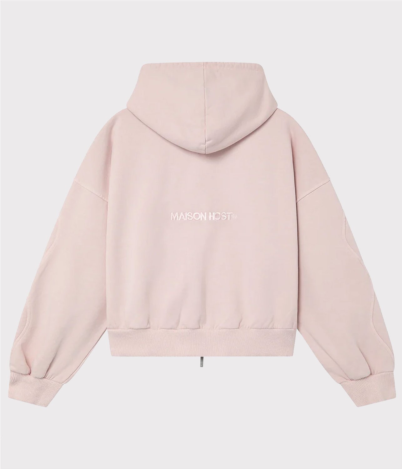 MAISON ERODE WAVE ZIPPED HOOD