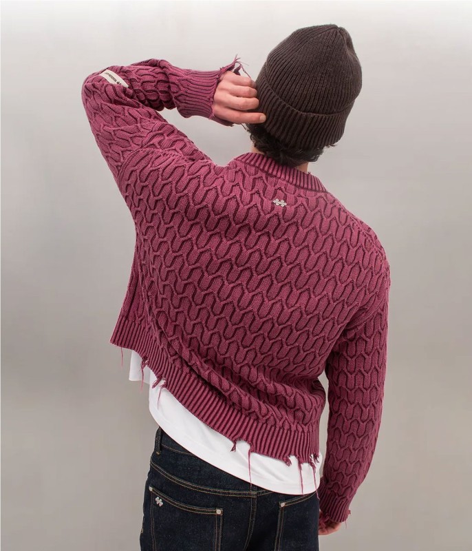 MAISON HERRINGBONE KNIT