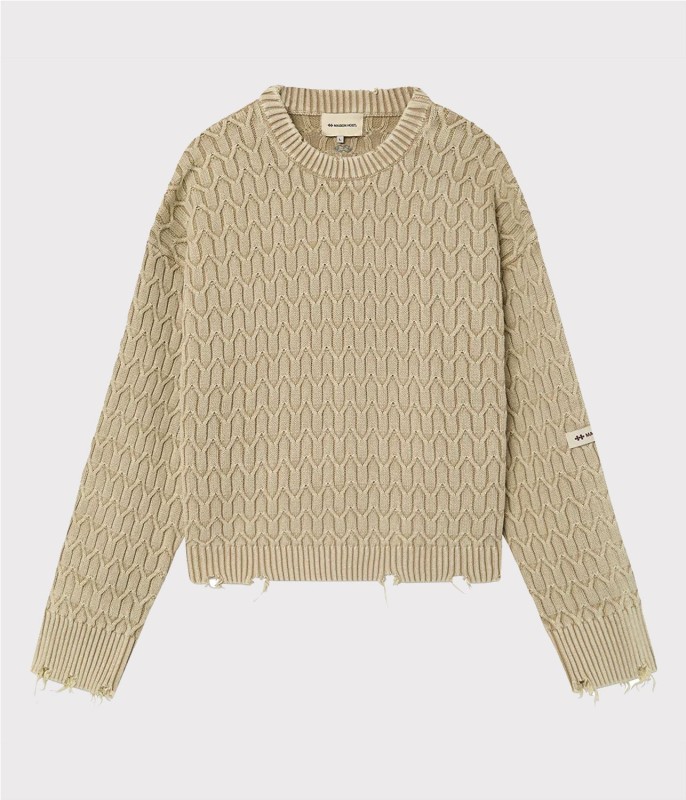 MAISON HERRINGBONE KNIT