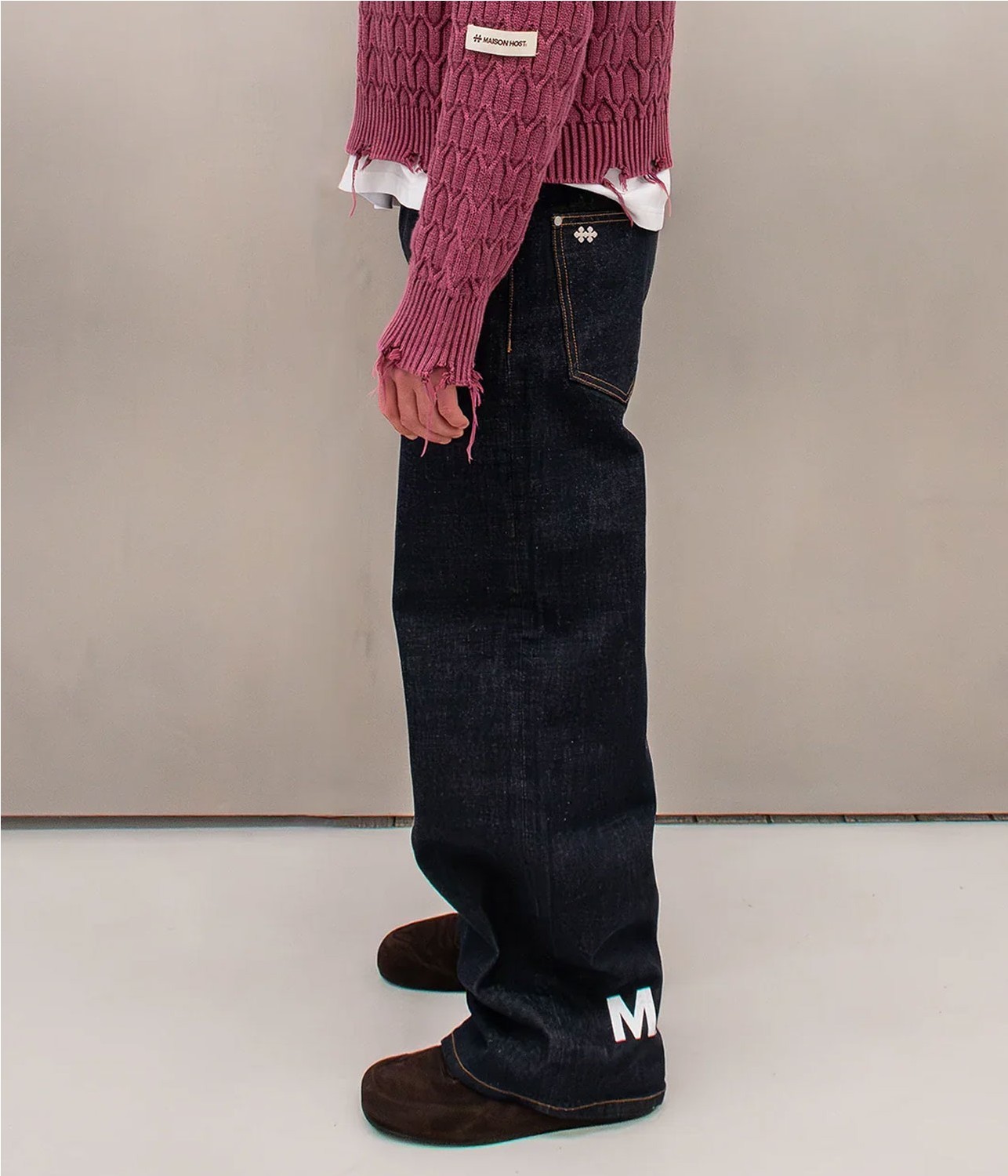 MAISON ESSENTIAL RAW JEANS