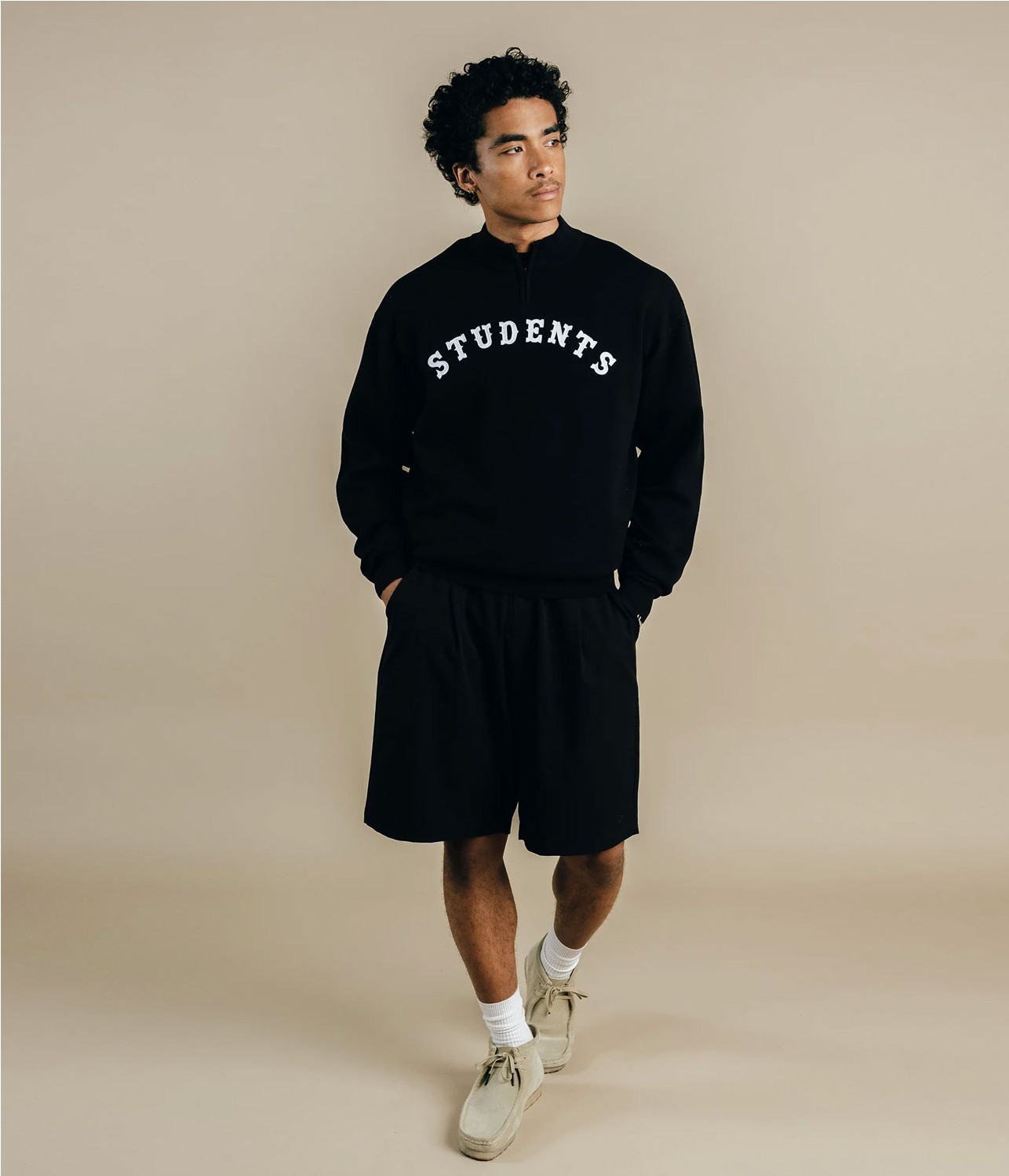 STUDENTS GIOBANT KNIT ZIP SWT