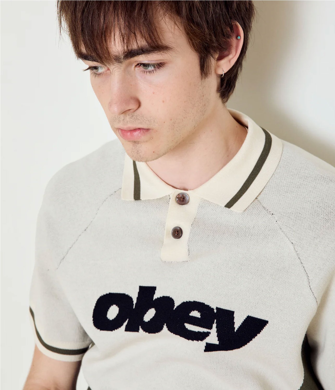 OBEY SPORT POLO SWEATER