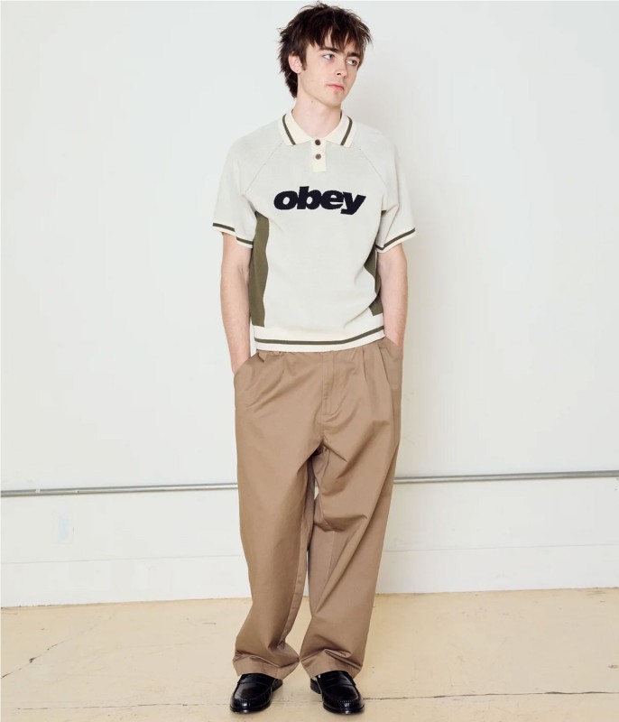OBEY SPORT POLO SWEATER