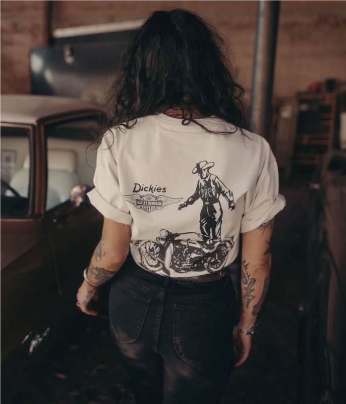 DICKIES X HRLY DAVDSON VNT TEE