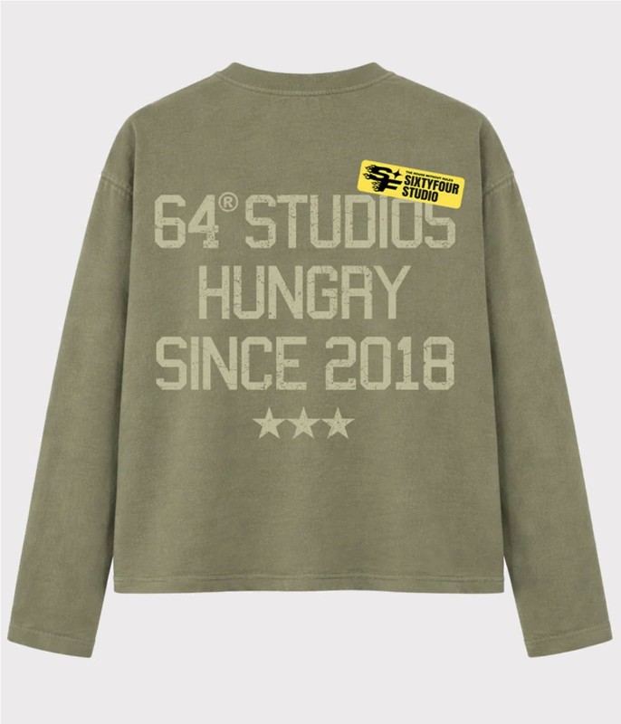 6IXT4OUR HUNGRY OLIVE LS 2