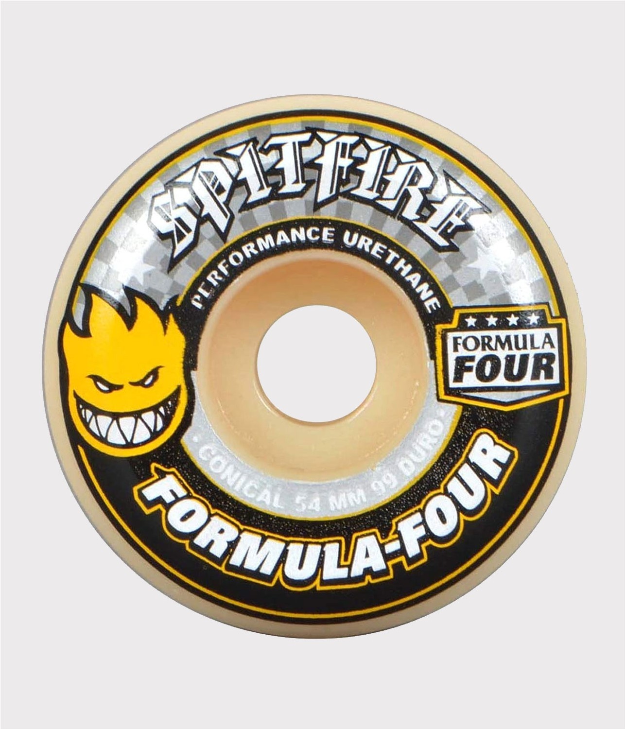 SPITFIRE F4 99 YLLW PRNT 54MM