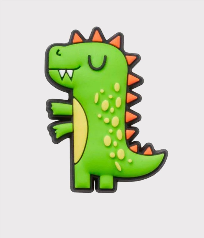 CROCS JIBBITZ GREEN DINO