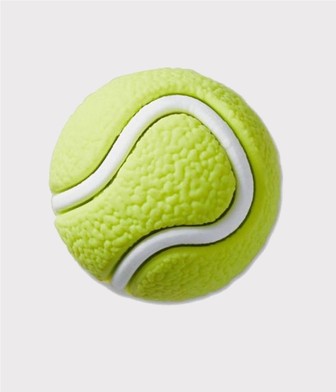 CROCS JIBBITZ TENNIS BALL TEXT