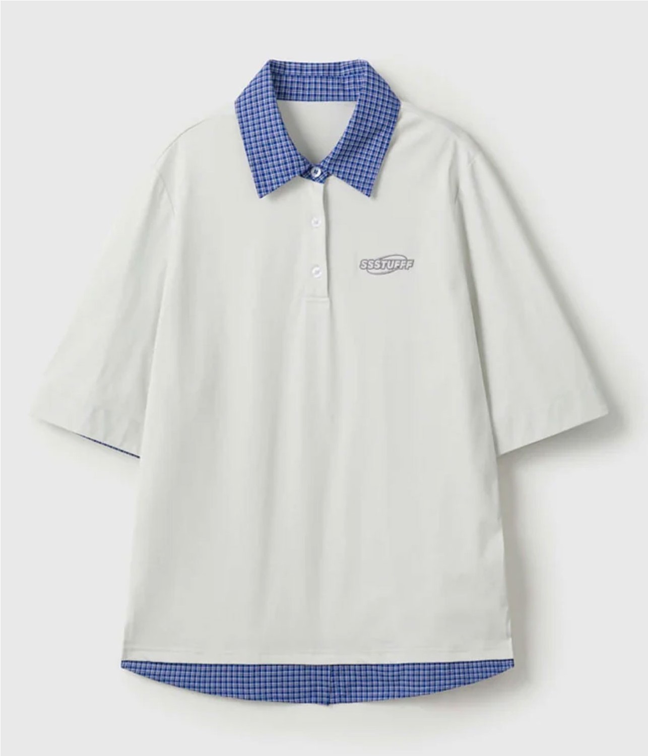 SSSTUFFF FAKE SHIRT POLO