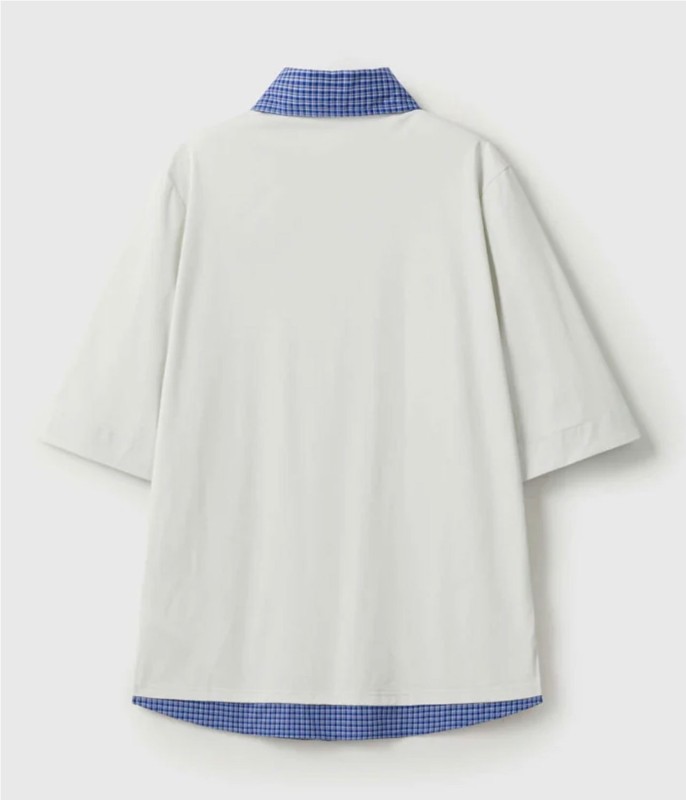 SSSTUFFF FAKE SHIRT POLO