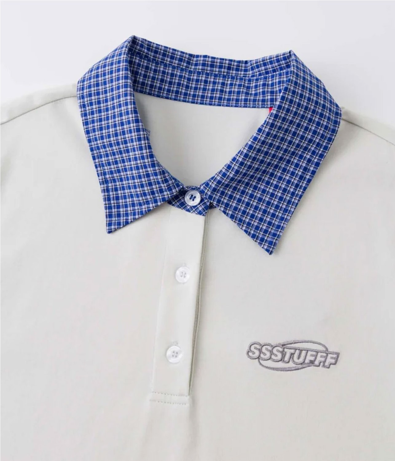 SSSTUFFF FAKE SHIRT POLO