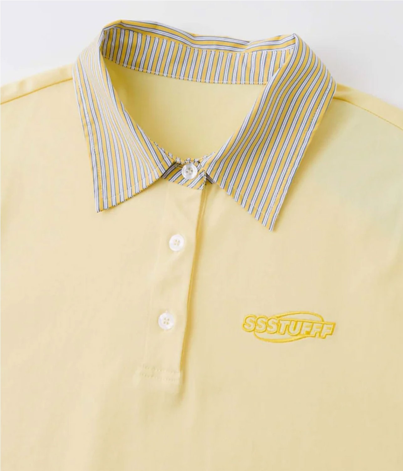 SSSTUFFF FAKE SHIRT POLO