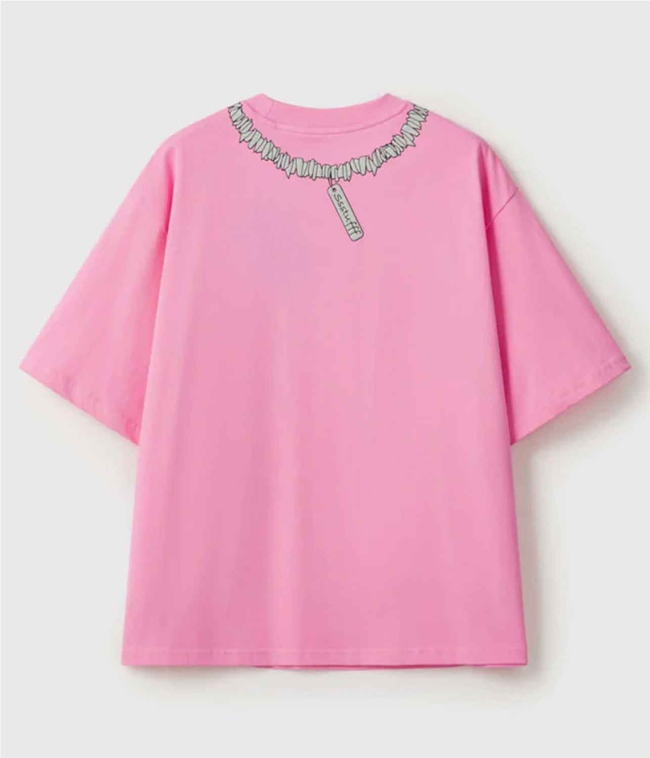 SSSTUFFF FAKE NECKLACE PUFF TE