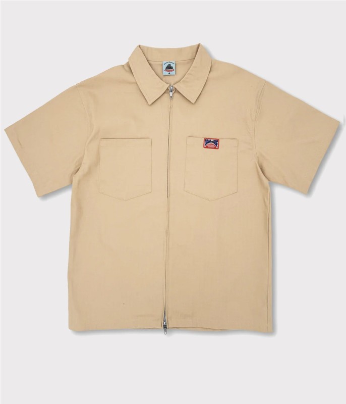 DAMAGE UNIFORM ZIPPER SHIRT