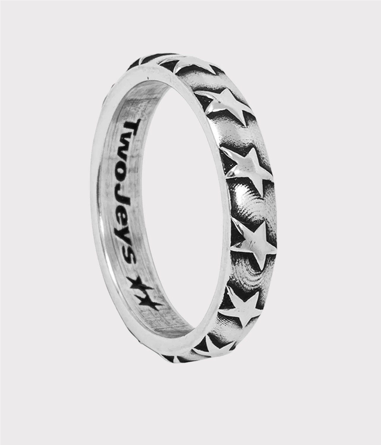 TWOJEYS STAR STUDDED RING