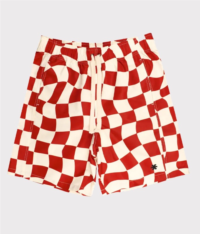 CABRIO CHECKS SWIMWEAR