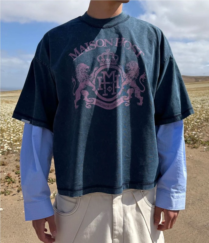 MAISON HOST CREST TEE