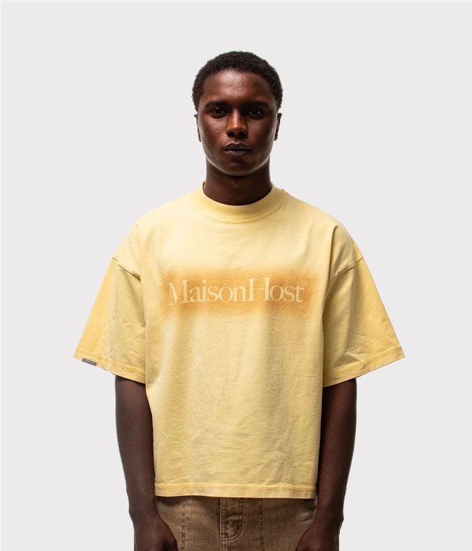 MAISON HOST SPRAY LOGO TEE