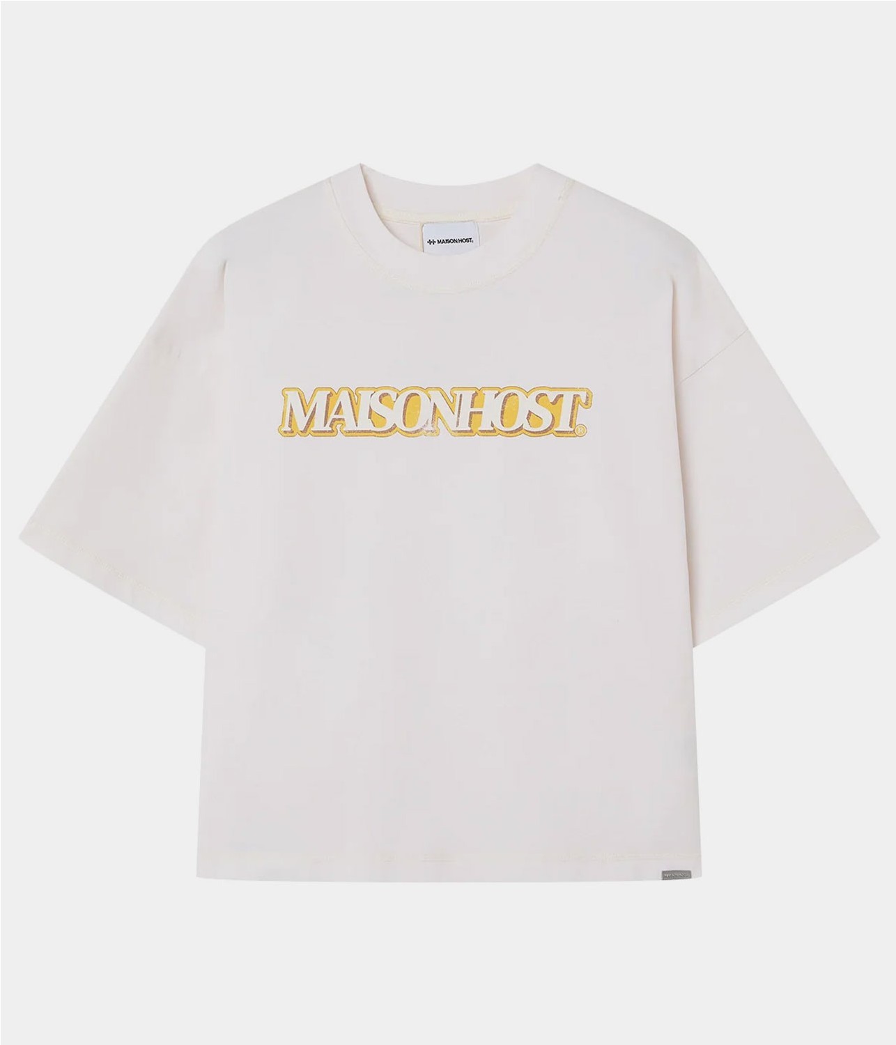 MAISON HOST RETRO LETTERNG TEE