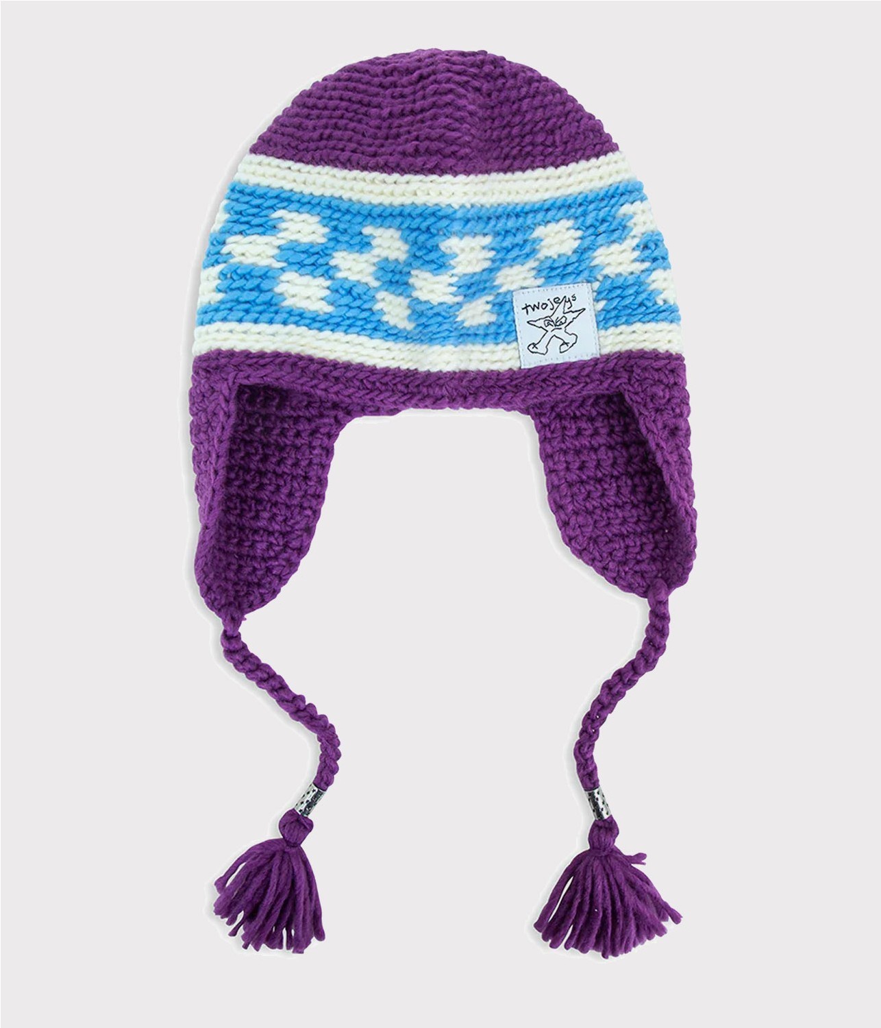TWOJEYS KNITTED EARFLAP BEANIE