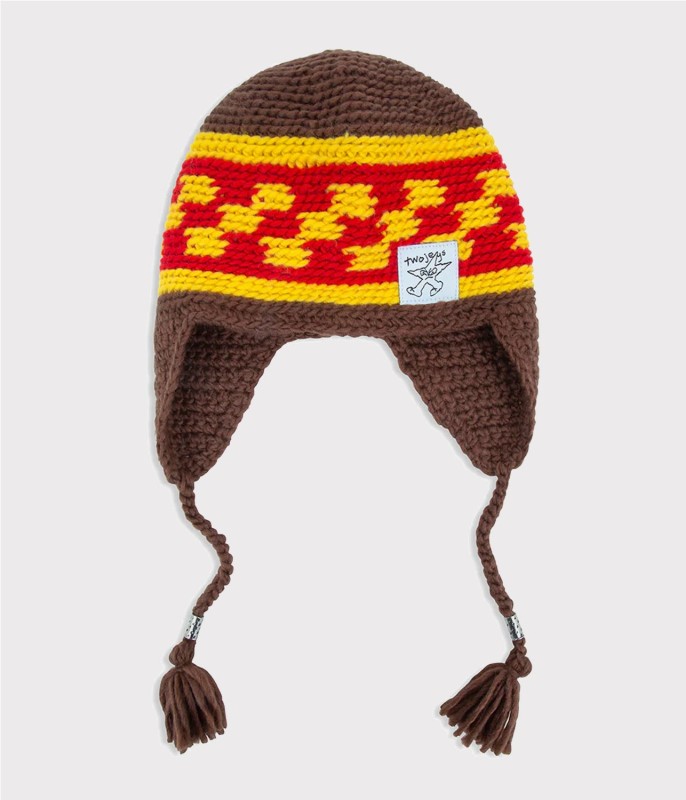 TWOJEYS KNITTED EARFLAP BEANIE