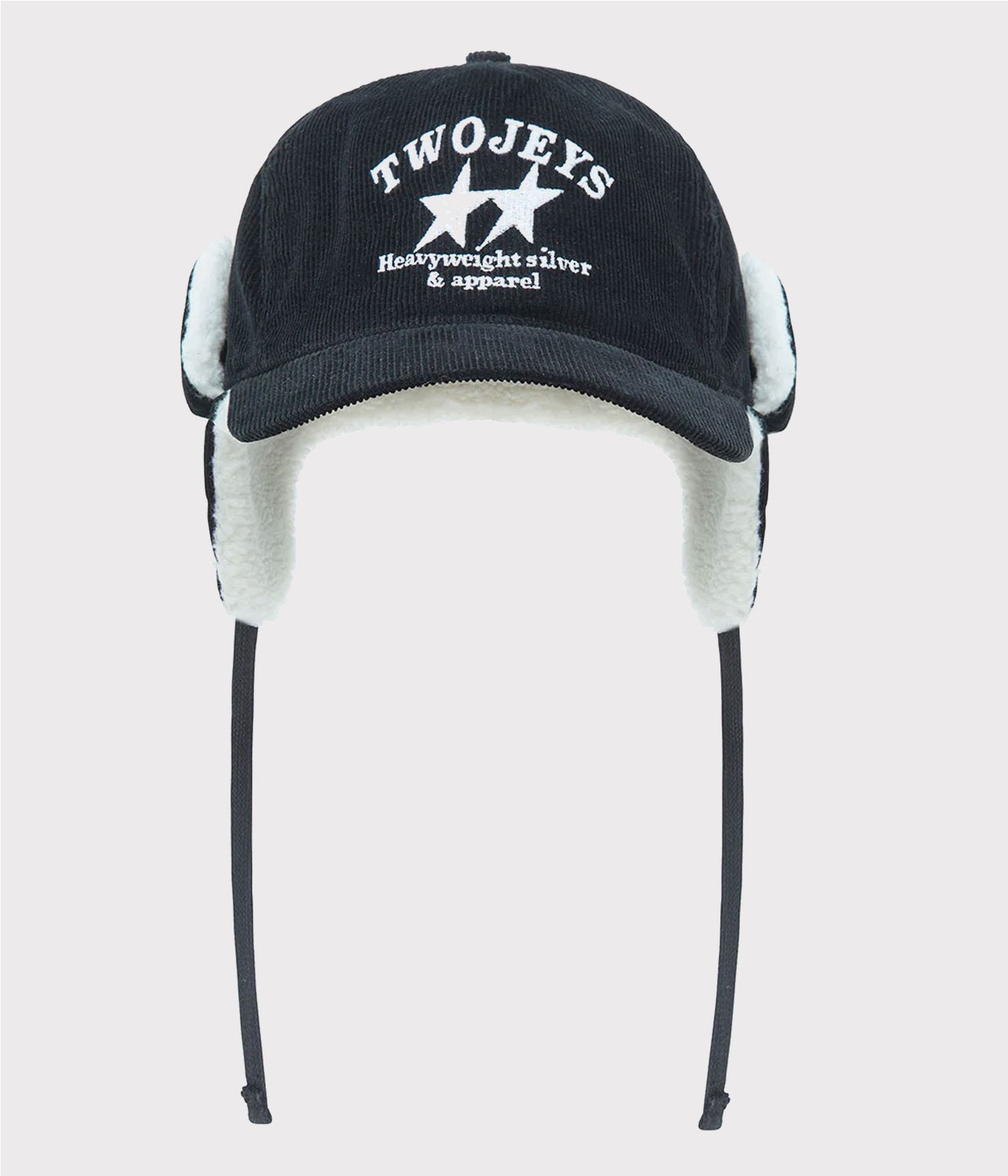 TWOJEYS HEAVY SILVER EARFLAP