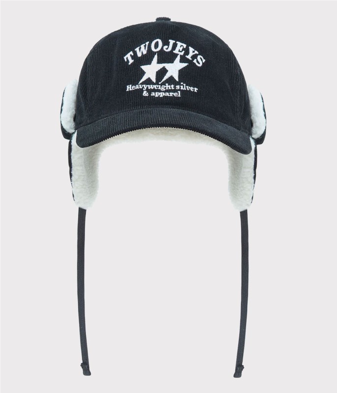 TWOJEYS HEAVY SILVER EARFLAP