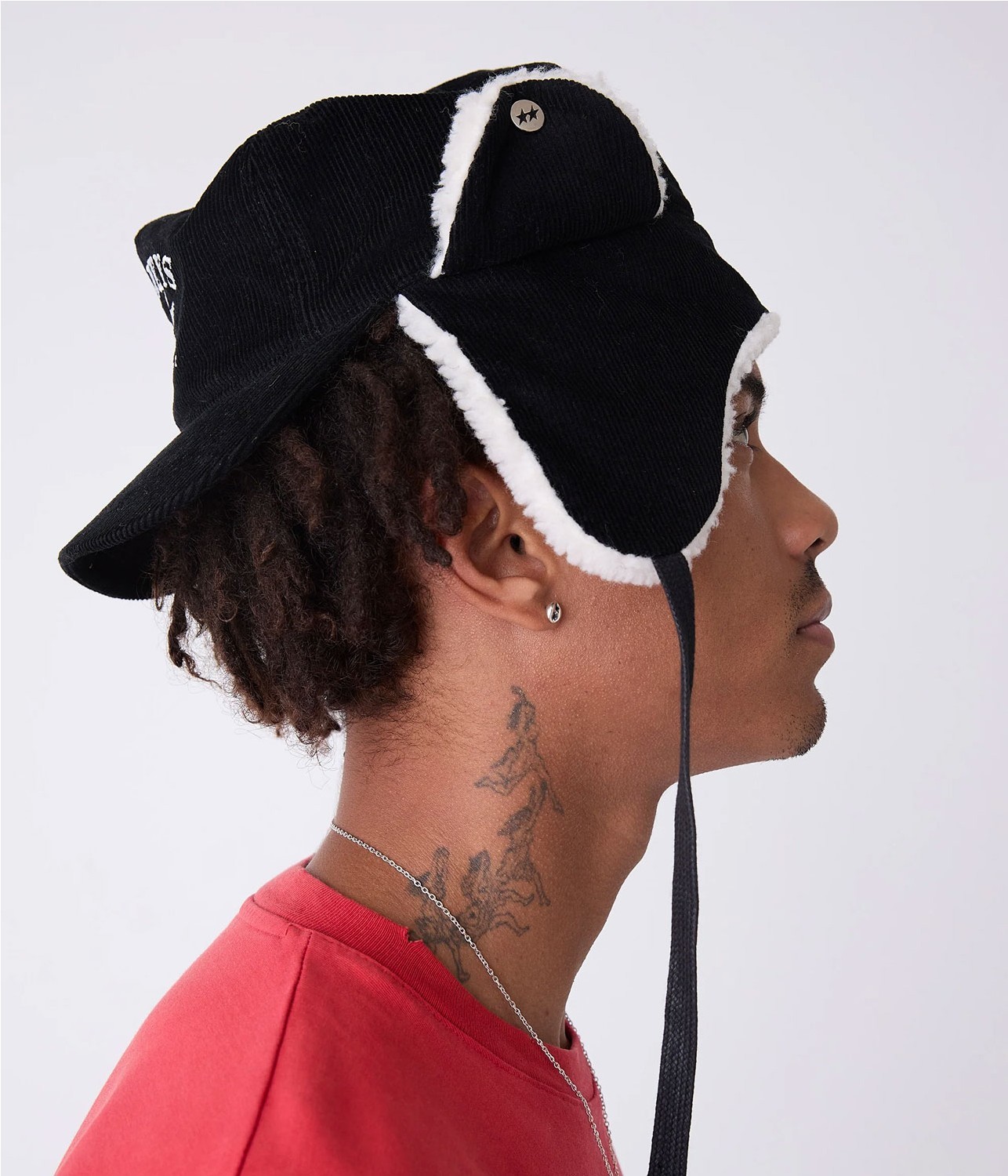TWOJEYS HEAVY SILVER EARFLAP