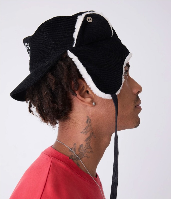 TWOJEYS HEAVY SILVER EARFLAP