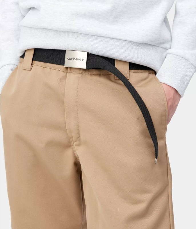 CARHARTT WIP CLIP BELT CHROME