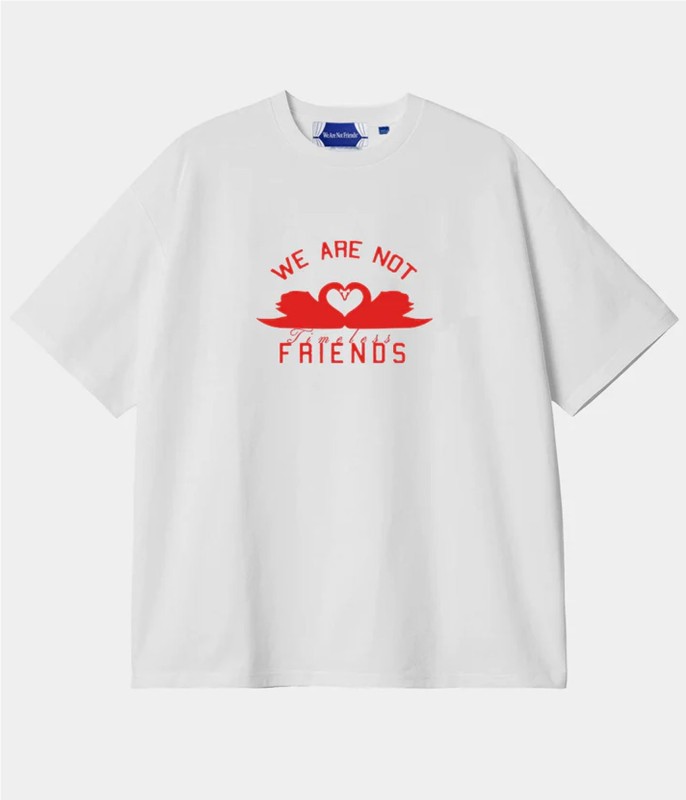 WE ARE NOT FRIENDS SWAN BOXY T