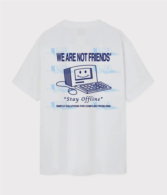 WE ARE NOT FRIENDS OFFLINE TEE