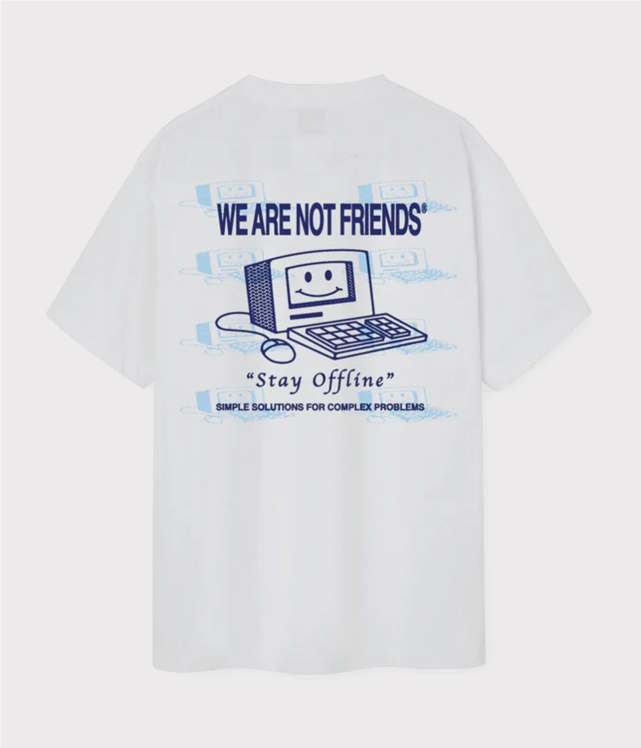 WE ARE NOT FRIENDS OFFLINE TEE