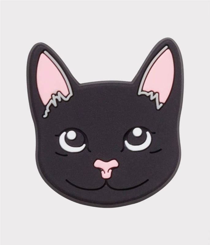 CROCS JIBBITZ BLACK CAT