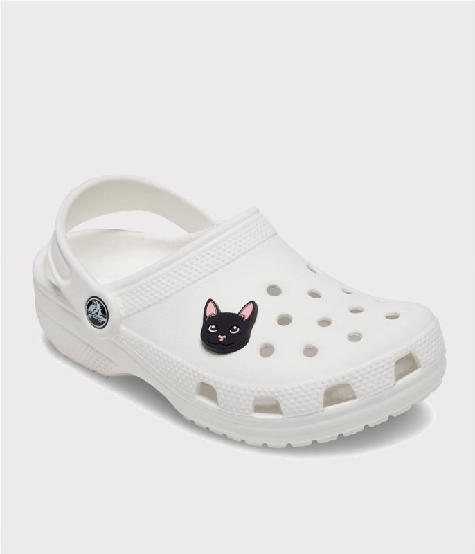CROCS JIBBITZ BLACK CAT