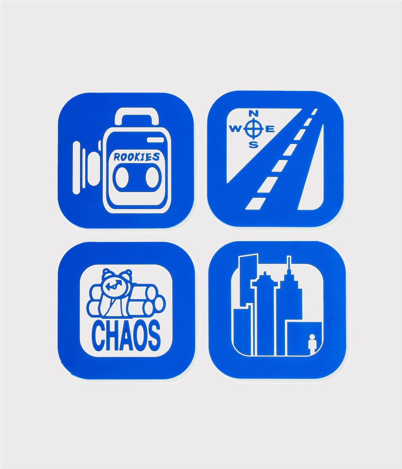 411 COASTER ICONS 4PACK