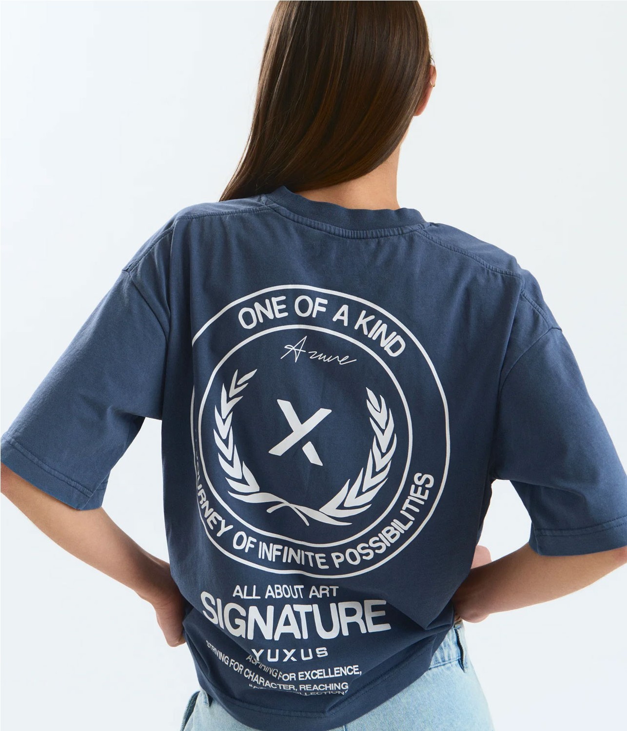 YUXUS DEEPSEA AZURE TEE