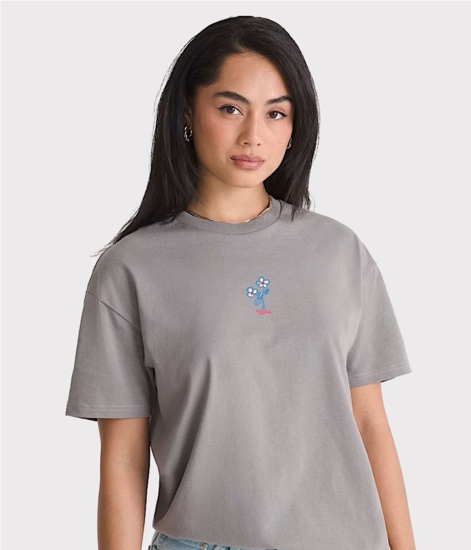 VANS HAND DRAWN FLORAL TEE