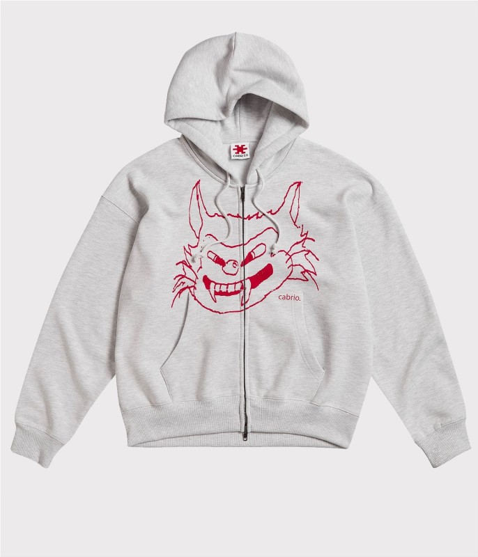 CABRIO DA CAT ZIP HOODIE