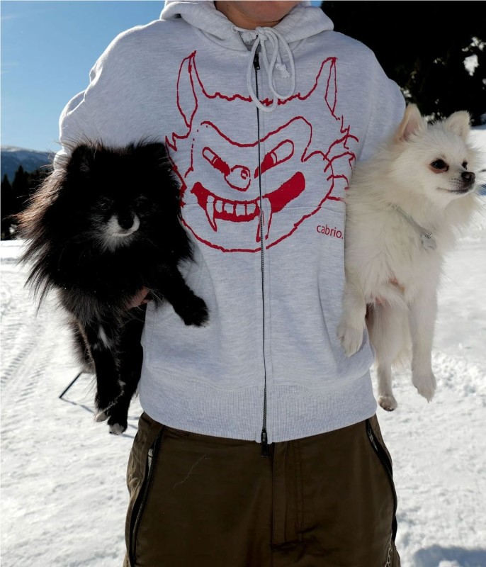 CABRIO DA CAT ZIP HOODIE