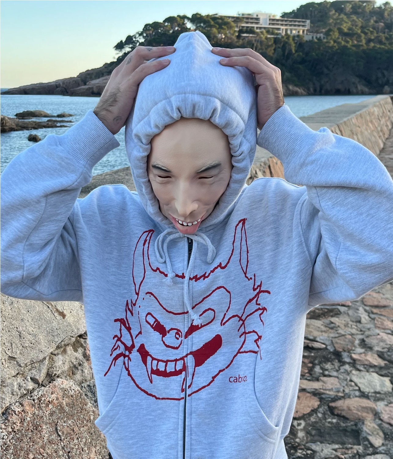 CABRIO DA CAT ZIP HOODIE