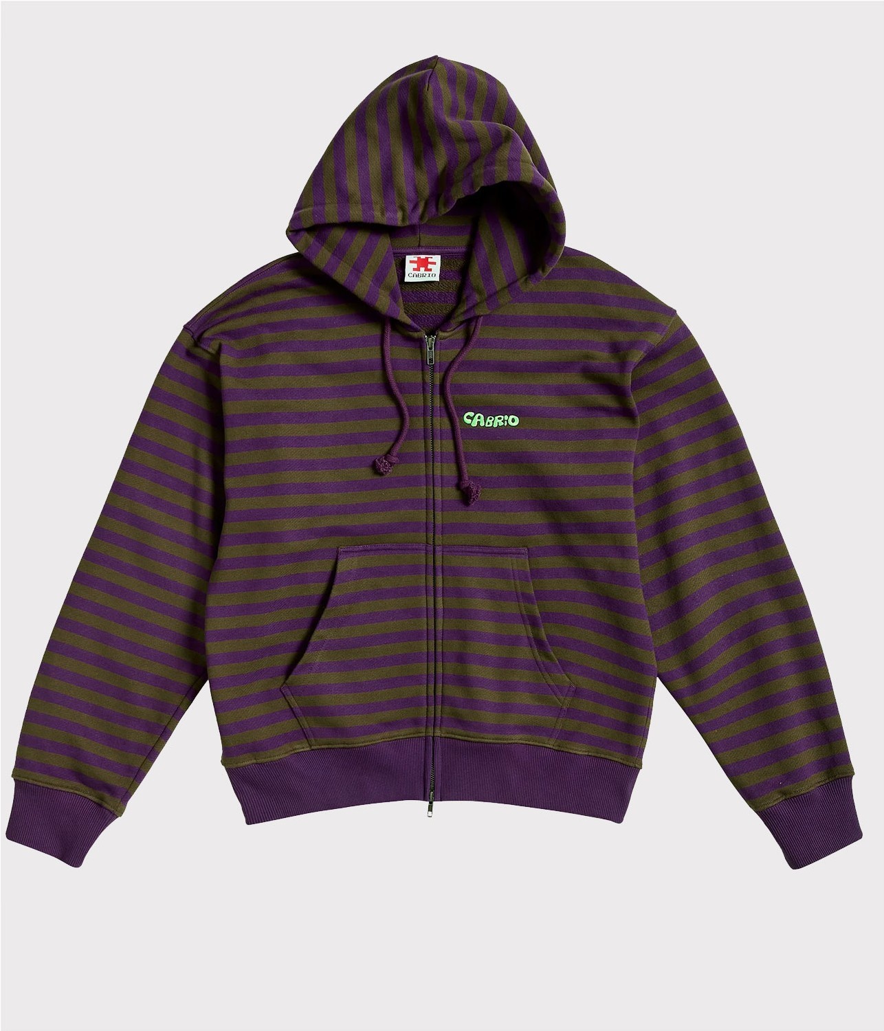 CABRIO STRIPE ZIPPER HOODIE