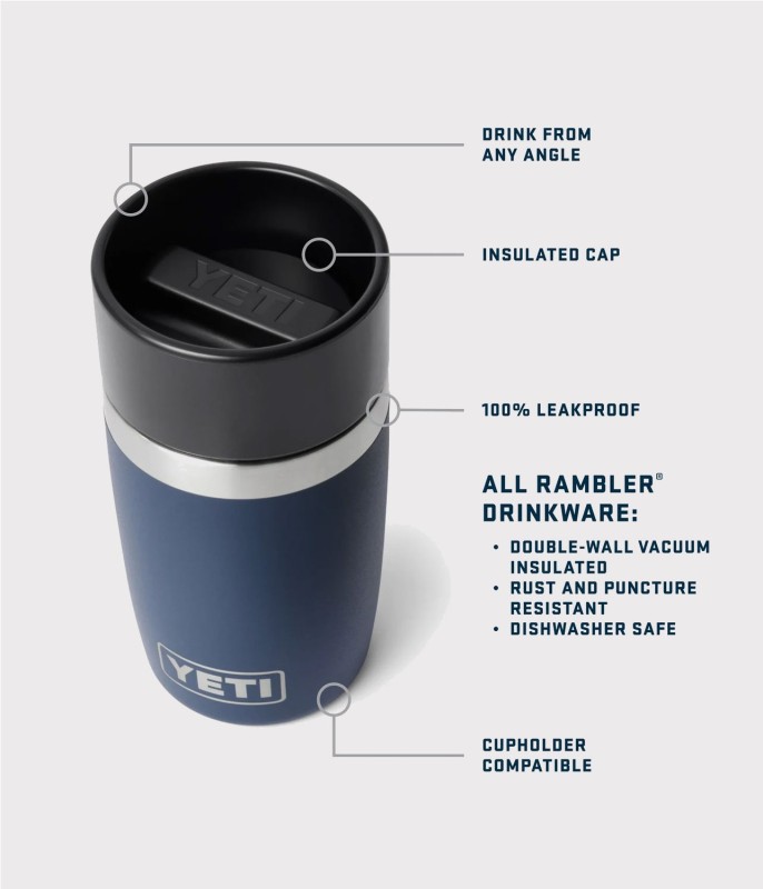 YETI RAMBLER TRAVEL BOTTLE 8OZ