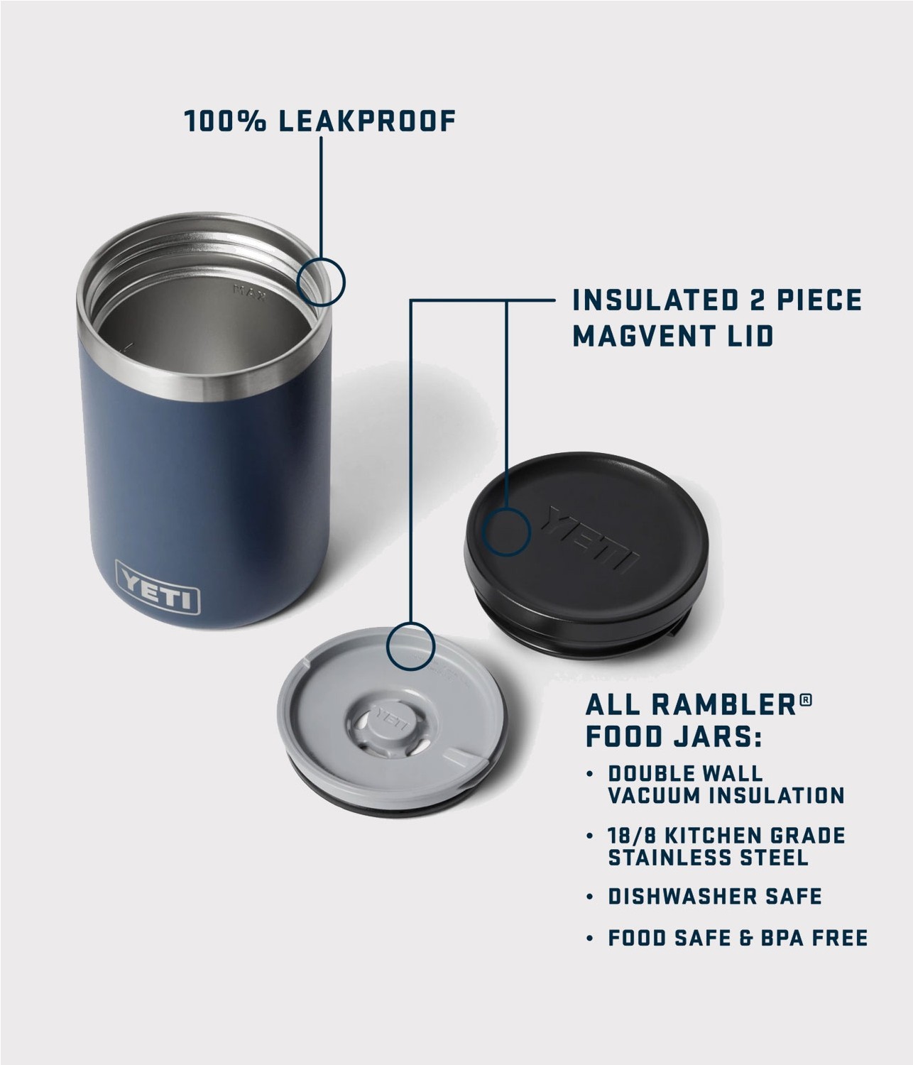 YETI RAMBLER FOOD JAR 16 OZ
