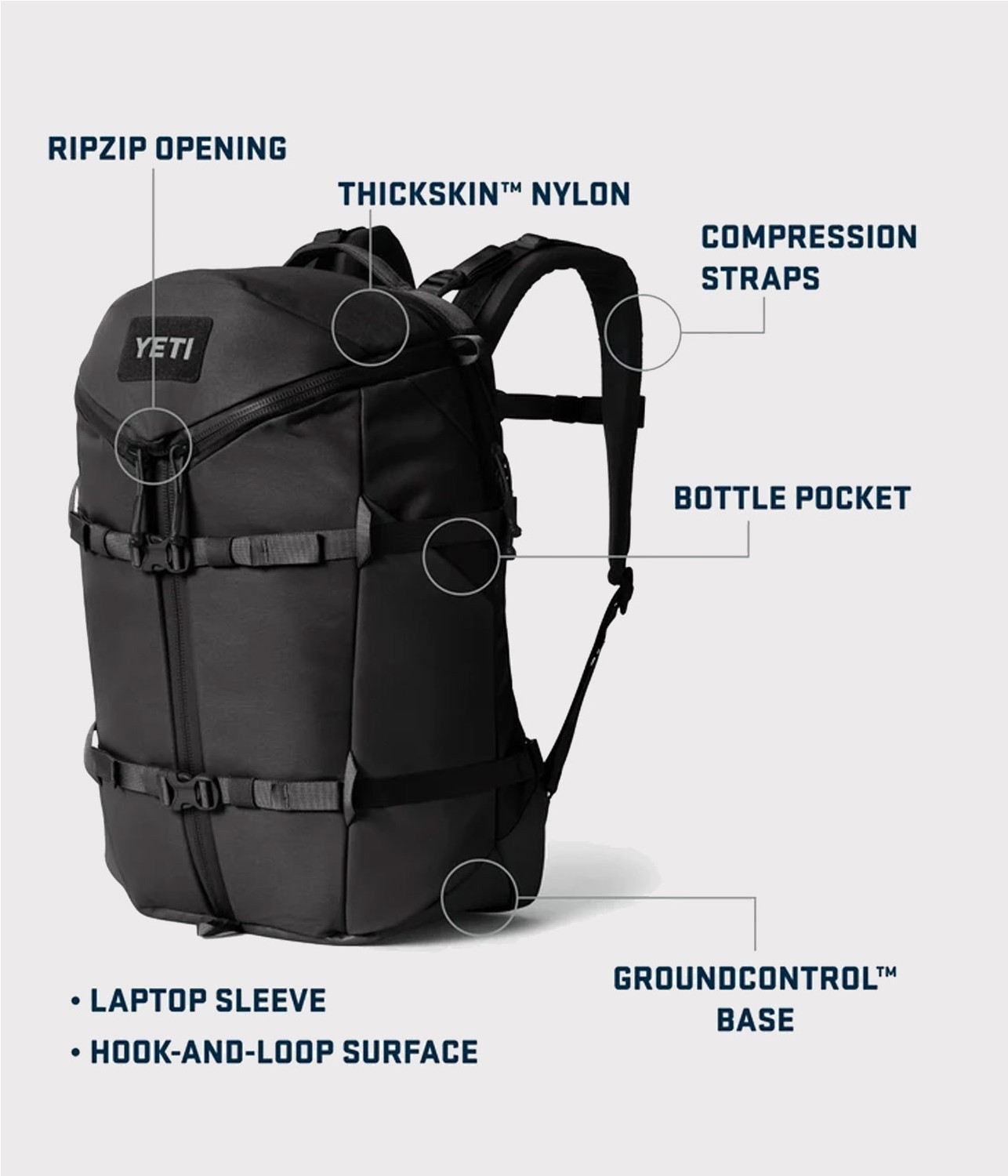 YETI RANCHERO BACKPACK 27L