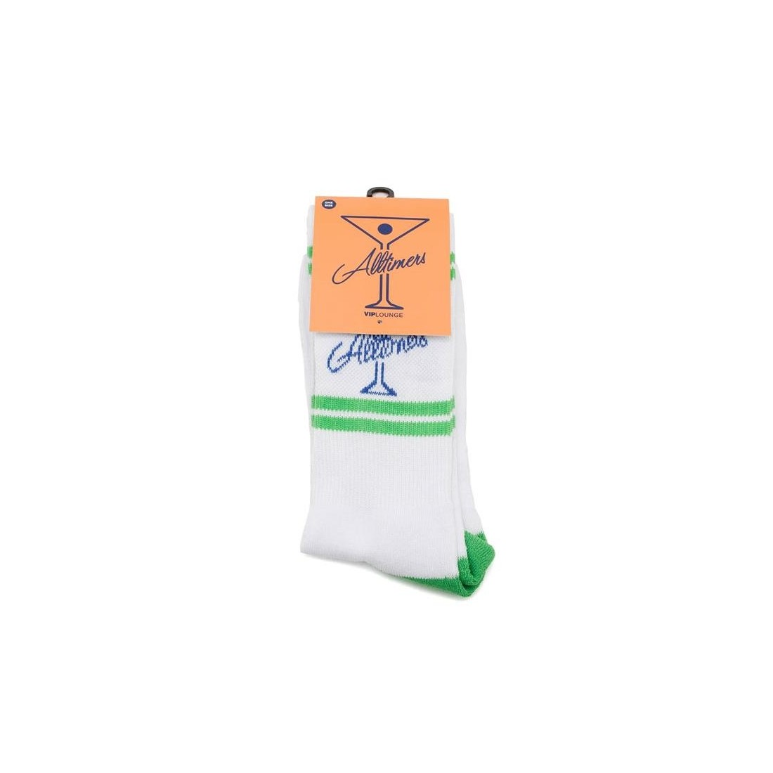 ALLTIMERS CLASSIC LOGO SOCKS BLANCO